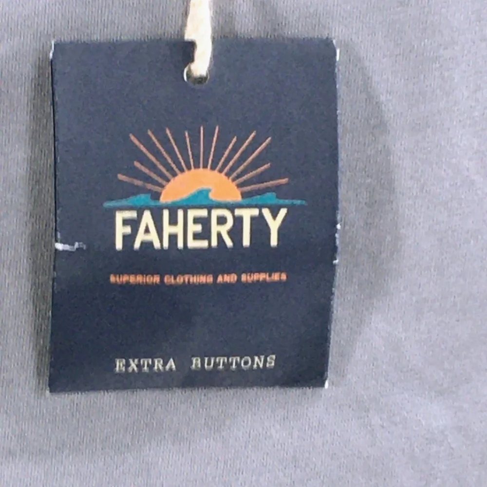 Faherty Mens Shorts Chino Stretch Blue 9.5